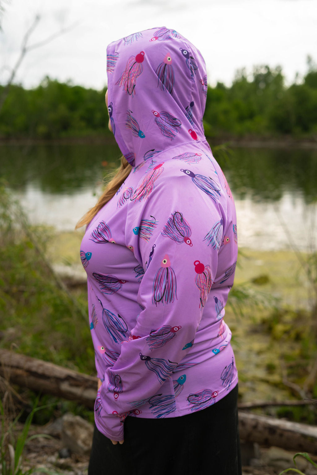 Jigs Hooded Fishing Shirt